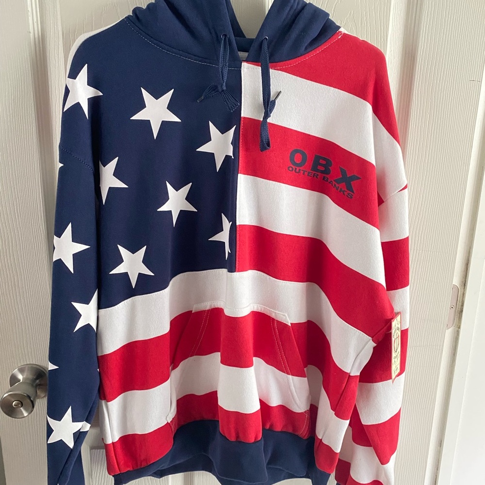 American Flag OBX Pullover